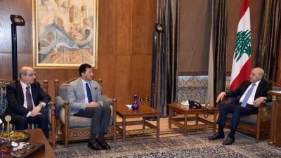 "بيروت عاصمة الشباب العربي2023".. وزير الرياضة يلتقي رئيس مجلس النواب اللبناني