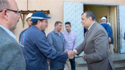 وزير الإنتاج الحربى يتفقد أبو زعبل للكيماويات وهليوبوليس للصناعات الكيماوية