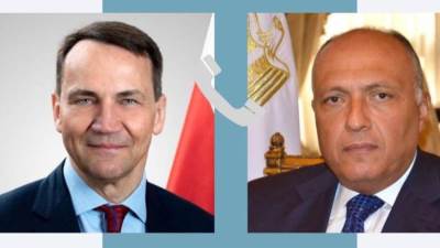 وزير الخارجية يتلقى اتصالاً هاتفياً من وزير خارجية بولندا