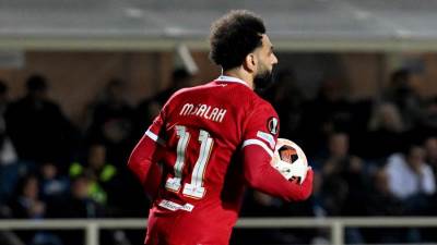 ليفربول يتقدم بهدف محمد صلاح فى شوط أول مثير ضد أتالانتا