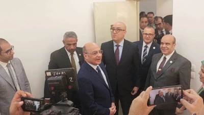 وزيرا العدل والإسكان يفتتحان مأمورية الشهر العقاري بالعاصمة الإدارية الجديدة ​