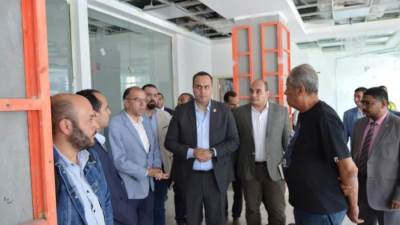 السبكي يتفقد موقع إنشاء المستشفى الافتراضي الجديد التابع للهيئة في محافظة الاسماعيلية