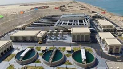 الاحتفال بمرور أربع سنوات على إفتتاح السيسي لمحطة معالجة مياه المحسمة وسحارة سرابيوم 