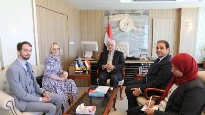 وزير التعليم العالي يُناقش مع سفيرة جمهورية إستونيا سُبل تعزيز التعاون في مجال التعليم