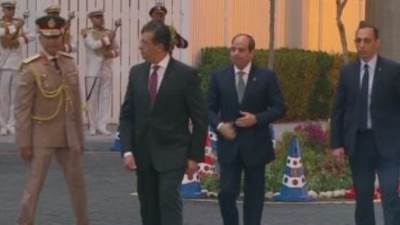 الرئيس السيسى يصل مقر افتتاح البطولة العربية العسكرية للفروسية