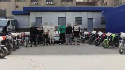 أمن القاهرة ينجح في اعادة 14 دراجة نارية مسروقة بعد ضبط تشكيل عصابي