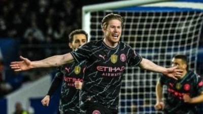 مانشستر سيتى يدك برايتون بثلاثية فى شوط من طرف واحد