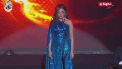 أنغام تحيى احتفالية مجلس القبائل والعائلات المصرية بعيد تحرير سيناء