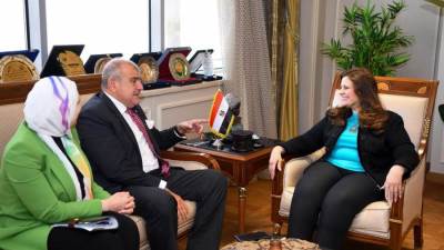 وزيرة الهجرة تستقبل مستشار البنك الإفريقي للتصدير والاستيراد لبحث التعاون