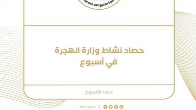 تعرف على حصاد نشاط وزارة الهجرة في أسبوع