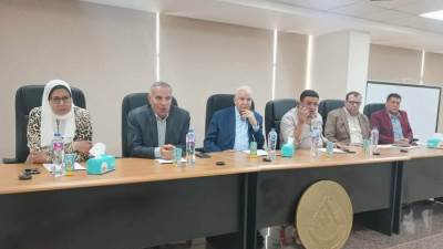 وكيل "تموين القليوبية" ورئيس جهاز العبور يبحثان التعاون في ضبط جودة وأسعار السلع الغذائية