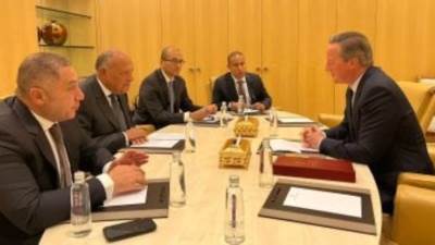 شكري يؤكد أهمية التحرك الدولى لتحقيق الوقف الفورى لإطلاق النار فى غزة