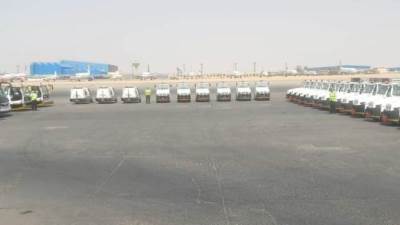 "مصر للطيران" تطور من أسطولها البري وتضم 37 معدة جديدة للخدمة الأرضية