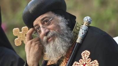 البابا تواضروس الثانى يترأس قداس خميس العهد بدير القديس مارمينا العجايبى