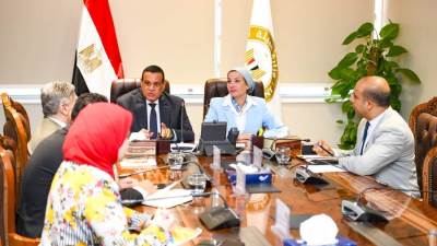 وزيرا البيئة والتنمية يتابعان مستجدات تنفيذ مشروعات البنية الأساسية لمنظومة إدارة المخلفات البلدية الصلبة