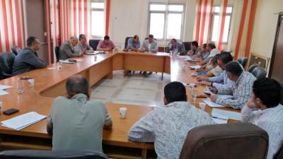 رئيس جهاز بنى سويف الجديدة يجتمع مع "المقاولون العرب" لمتابعة مشروعات المرافق