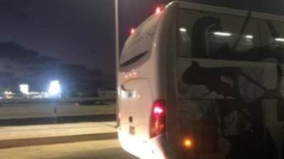 وصول حافلة الزمالك لاستاد القاهرة استعدادا لمواجهة البنك الأهلي