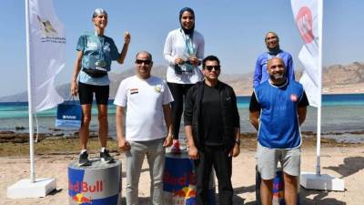 وزير الشباب والرياضة يطلق شارة بدء ماراثون دهب الرياضي بمحافظة جنوب سيناء