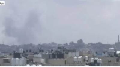 القاهرة الإخبارية تعرض مشاهد لقصف رفح الفلسطينية وتصاعد ألسنة الدخان