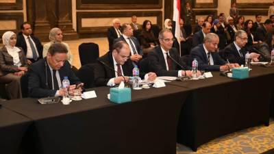 وزير التجارة والصناعة يستعرض العلاقات التجارية مع الأردن وأطر التعاون المشترك