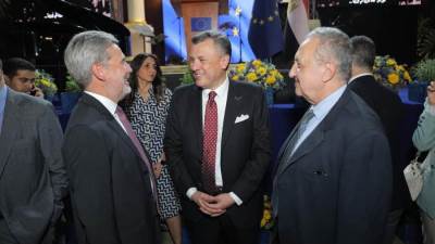 وزير السياحة يشارك في الاحتفال السنوي بيوم أوروبا الذي تنظمه بعثة الاتحاد الأوروبي بالقاهرة