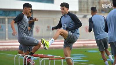 محاضرة فنية وتجهيزات بدنية فى ثانى تدريبات الزمالك استعدادًا لنهضة بركان