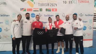 لاعبة الجمباز الترامبولين تحجز تذكرة تأهلها لأولمبياد "باريس 2024"