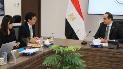 رئيس الرعاية الصحية يعقد اجتماعًا مع ممثلي المكتب الرئيسي للوكالة اليابانية للتعاون الدولي (جايكا)