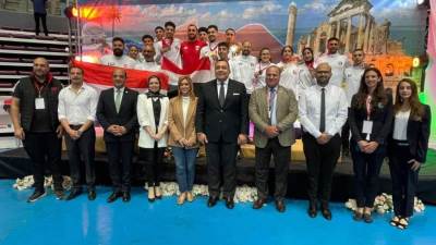 منتخب مصر لجمباز الترامبولين يحصل على أكثر من 20 ميدالية ذهبية