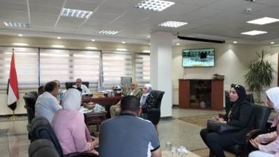 رئيس جهاز مدينة بدر يتابع إجراءات تجهيز المركز الطبي بالحي السابع..ويلتقى سكان الحي السادس 