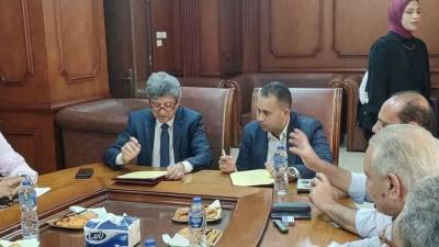 جهاز دمياط الجديدة والغرفة التجارية يوقعان بروتوكول تعاون لتطوير المنشآت التابعة للغرفة