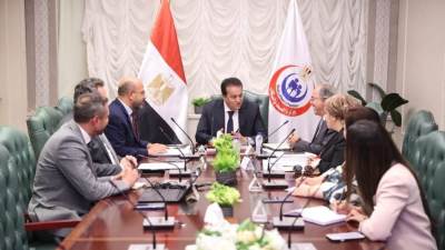 وزير الصحة يستقبل ممثلي مجموعة شركات medin الإماراتية لبحث التعاون