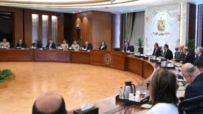 رئيس الوزراء يلتقى مسئولى إحدى الشركات المتخصصة فى الرى تحت السطحى