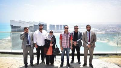 مسئولو التطوير المؤسسي بـ"هيئة المجتمعات العمرانية "يزورون مدينة العلمين الجديدة