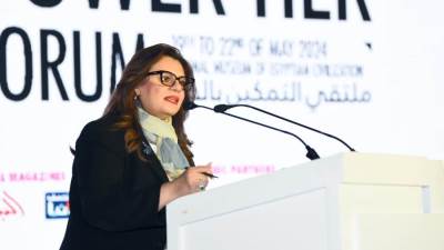 وزيرة الهجرة تشارك في فعاليات الافتتاح للدورة الثانية من ملتقى "تمكين المرأة بالفن" الدولي