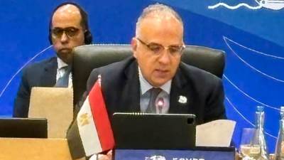 سويلم يلقى كلمة فى الجلسة الرئيسية للمنتدى العالمي العاشر للمياه فى إندونيسيا