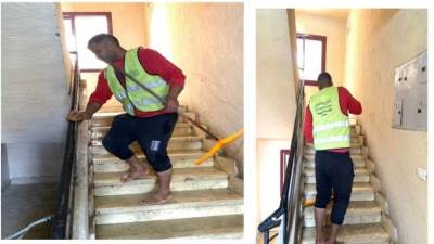 رئيس شركة "التعمير لخدمات الصيانة": تنفيذ أعمال صيانة ونظافة 1834 عمارة بأكتوبر الجديدة