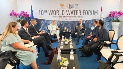 سويلم: جارى تشكيل مجموعة عمل من الخبراء الفنيين في مصر والإتحاد الأوروبى لمتابعة برنامج العمل لـ "إعلان الشراكة المائية بين مصر والاتحاد الأوروبي"