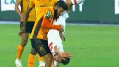 الزمالك يشكر ياسين البحيرى لاعب نهضة بركان بعد إنقاذ دونجا