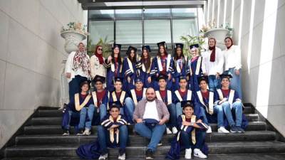 طلاب مدرسة رشدي الدولية يزورون مدينة العلمين الجديدة..ويتفقدون معالمها