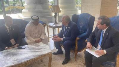 وزير الزراعة يبحث مع الزعابي سبل دعم منظومة الأمن الغذائي العربي