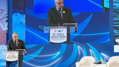 سويلم: المنتدى العالمي العاشر للمياه أتاح لنا فرصة ممتازة لتسليط الضوء على التحديات التي تواجهها الدول الأفريقية