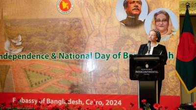 وزيرة البيئة تشارك فى احتفال دولة بنجلاديش باليوم الوطنى لاستقلالها