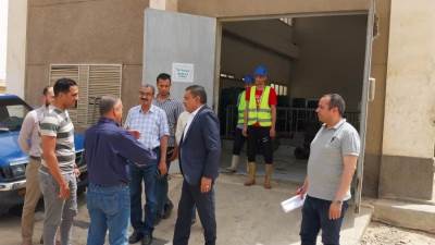 مساعد نائب " رئيس هيئة المجتمعات العمرانية " يتفقد محطات الصرف الصحي ورافع مياه للشرب بمدينة بدر