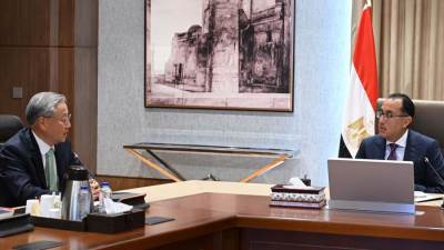 رئيس الوزراء يستقبل سفير جمهورية كوريا بالقاهرة