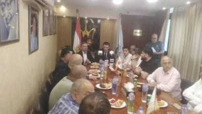 نقيب الموسيقيين بلبنان يزور نقابة الموسيقيين فى مصر بحضور مصطفى كامل