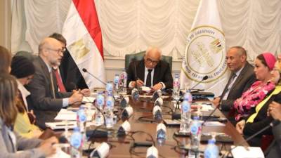 وزير التعليم يستقبل وفد البنك الدولى لبحث أوجه التعاون فى الملفات المشتركة