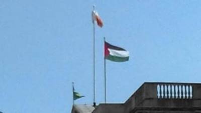 العلم الفلسطينى يرفرف أعلى البرلمان الأيرلندى بعد اعتراف دبلن بدولة فلسطين