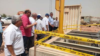 رئيس جهاز 6 أكتوبر يتابع سير العمل بمحطة مياه الشرب وتوسعاتها بطاقة تصميمة مليون و600 ألف م3/يوم