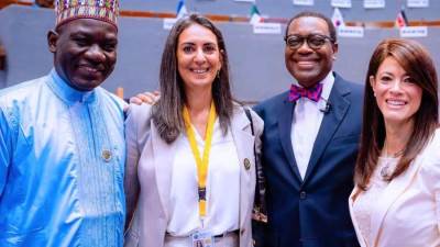 رانيا المشاط تعقد لقاءات مكثفة مع رئيس بنك التنمية الأفريقي وممثلي الحكومات